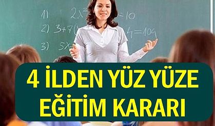 Bugünkü Vaka Sayılarında Rekor, 3 Büyükşehir ve 1 İlde Yüz Yüze Eğitim İçin Valilik Kararı Açıklandı